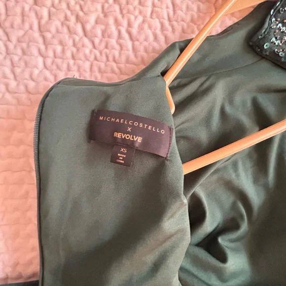 x REVOLVE Mr. Gibson Mini Dress in Hunter Green
Michael Costello - Picture 5 of 9